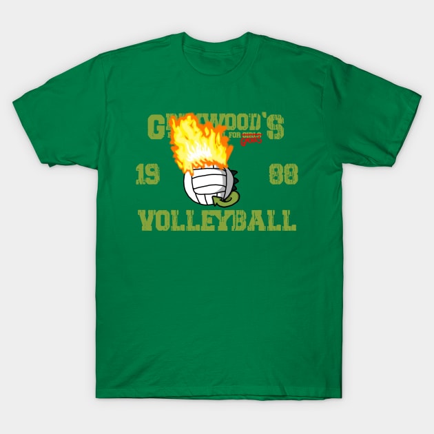 Grimwood's Volleyball- Matches T-Shirt by ClaytoniumStudios94